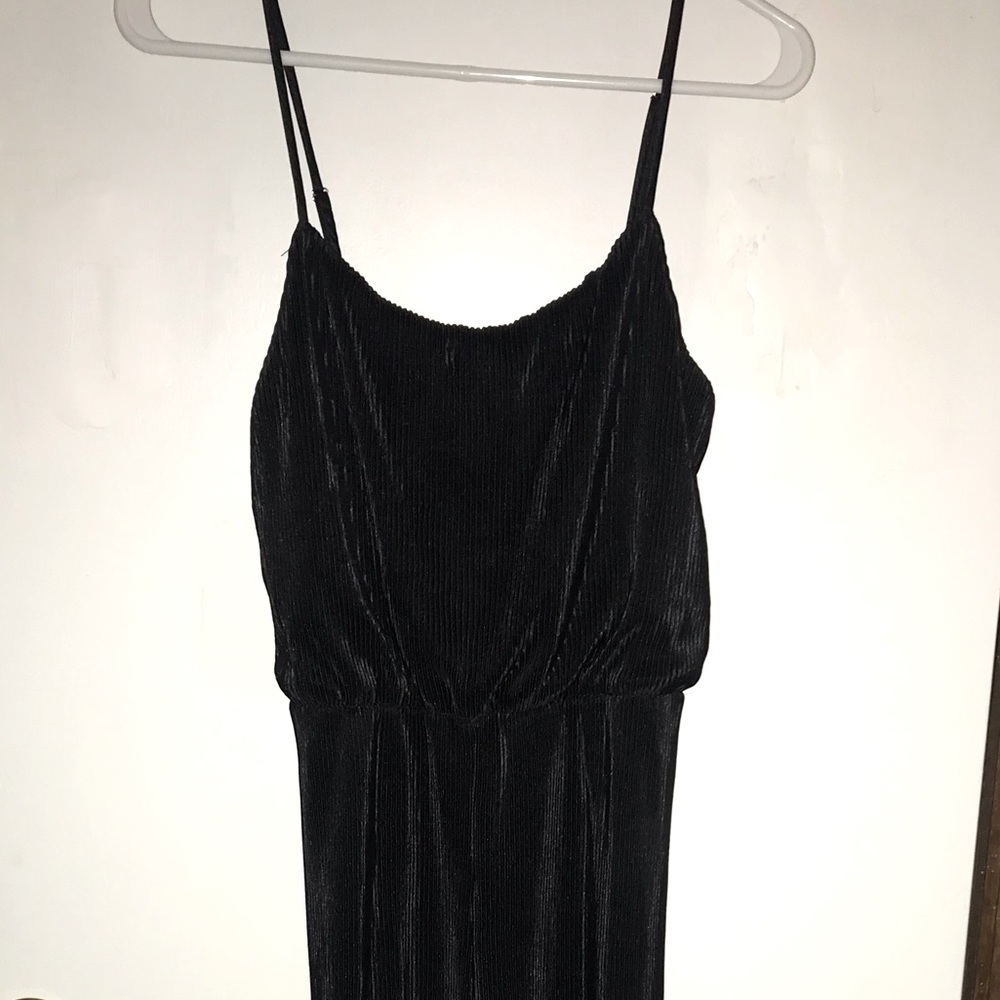 Forever 21 black spaghetti strap jumpsuit